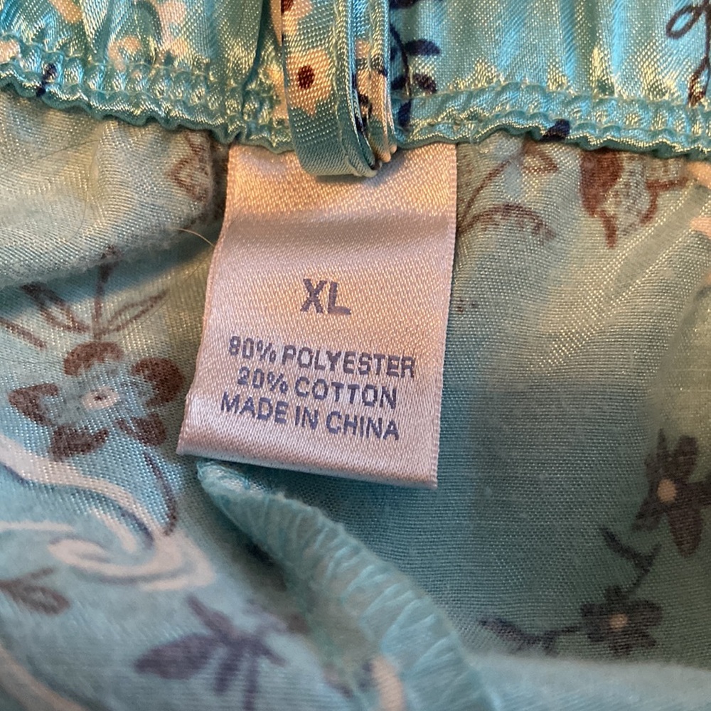 Cabernet Sleepwear Pajama Set Blue XL - Picture 6 of 7